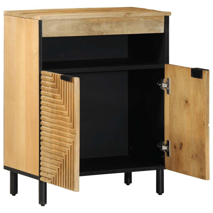 Sideboard 60X33X75 Cm Massivholz Mango