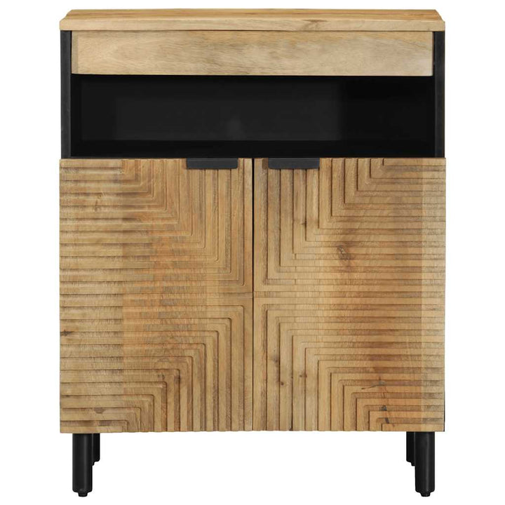 Sideboard 60X33X75 Cm Massivholz Mango