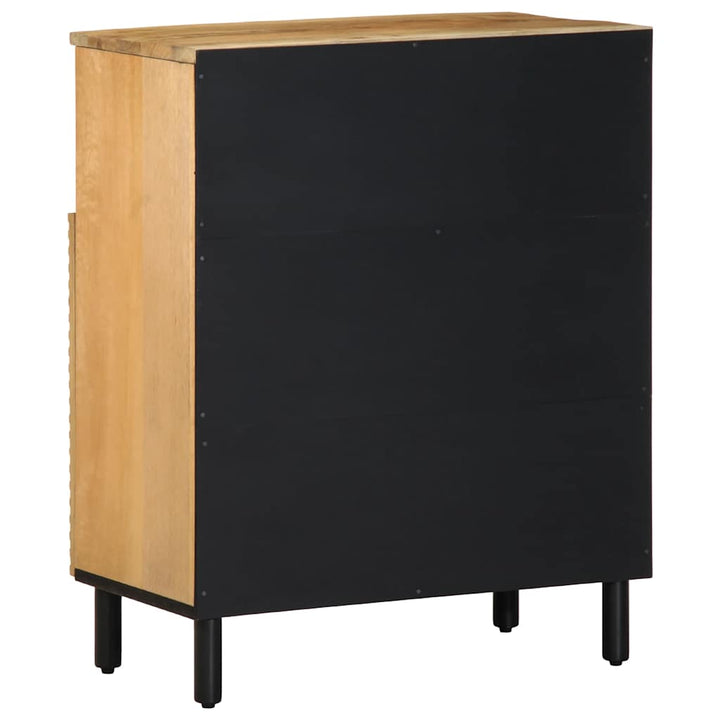 Sideboard 60X33X75 Cm Massivholz Mango