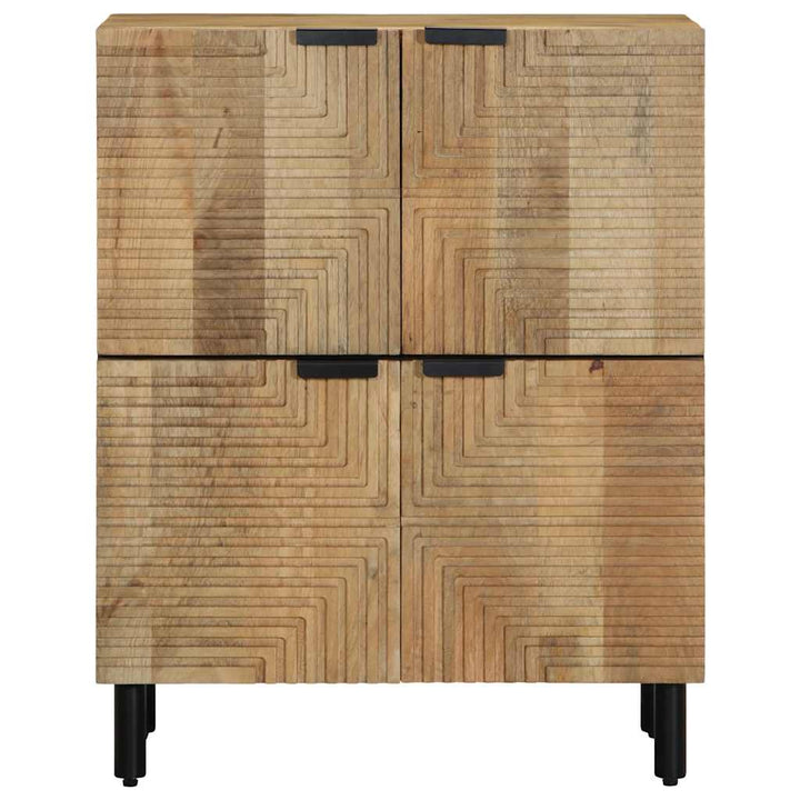 Sideboard 60X33X75 Cm Massivholz Mango