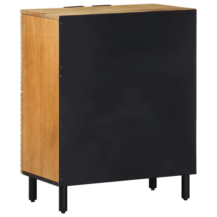 Sideboard 60X33X75 Cm Massivholz Mango