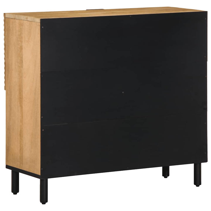 Sideboard 80X33X75 Cm Massivholz Mango