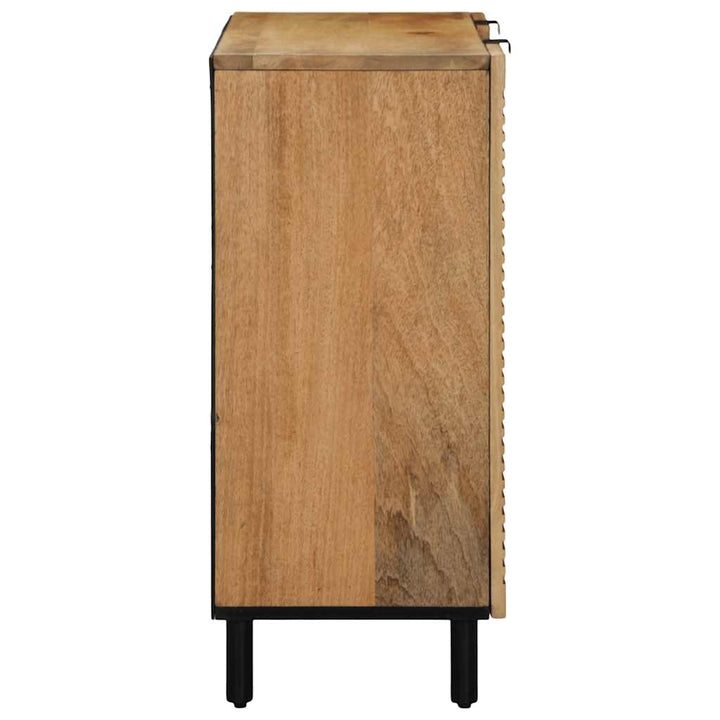 Sideboard 90X33X75 Cm Massivholz Mango