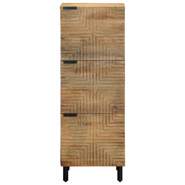 Highboard 40X33X110 Cm Massivholz Mango