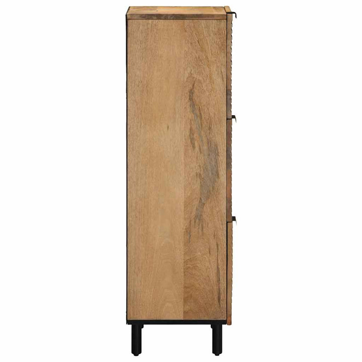 Highboard 40X33X110 Cm Massivholz Mango