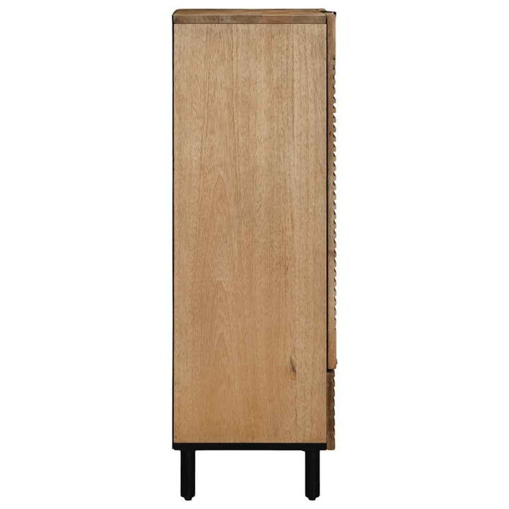 Highboard 60X33X100 Cm Massivholz Mango