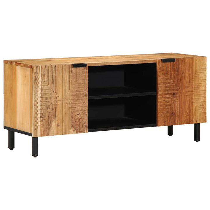 Tv-Schrank 105X33X46 Cm Massivholz Mango