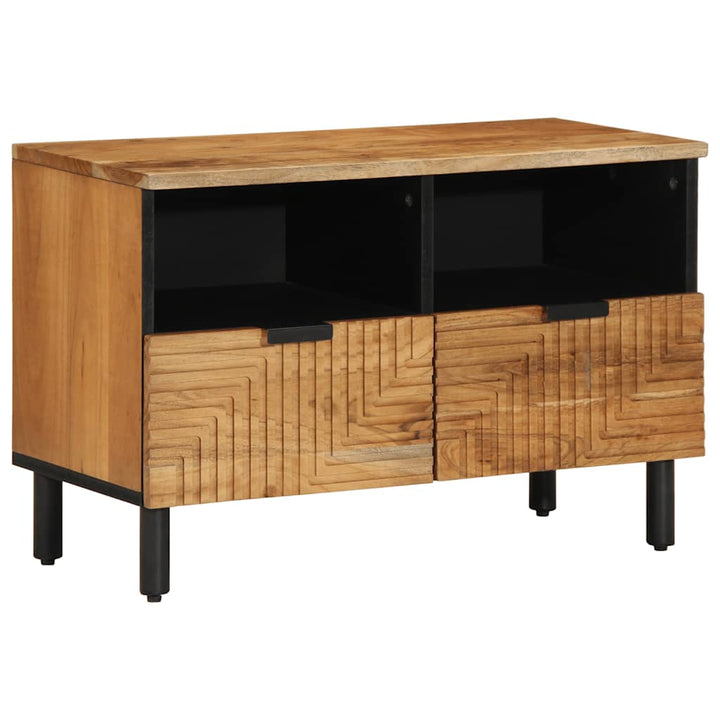 Tv-Schrank 70X33X46 Cm Massivholz Mango