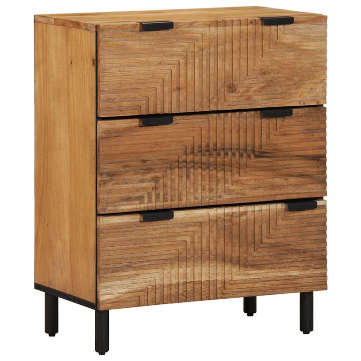 Sideboard 60X33X75 Cm Massivholz Mango