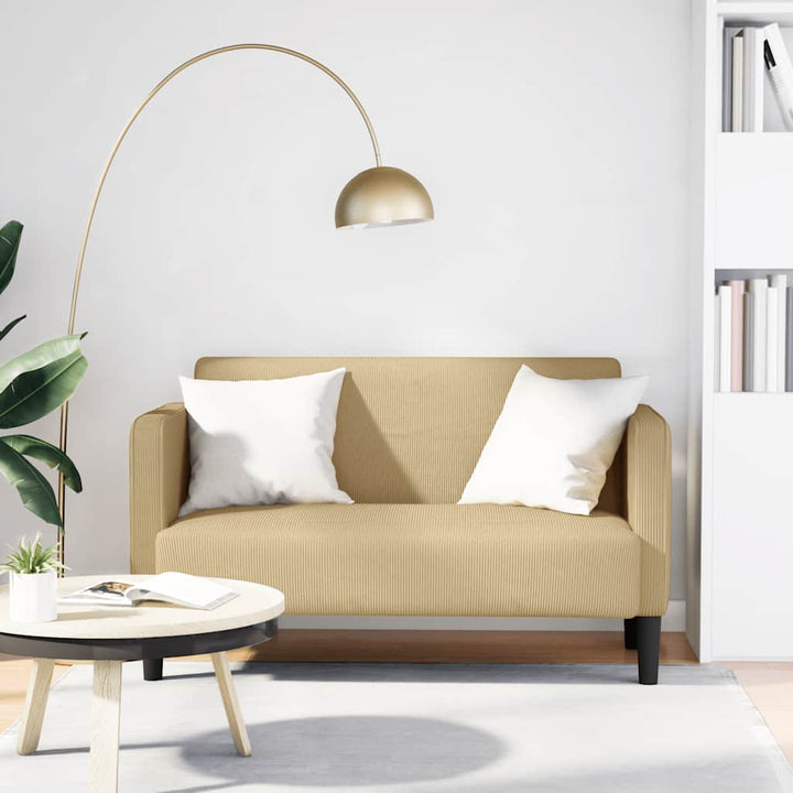 Zweisitzer-Sofa 109 Cm Cordstoff