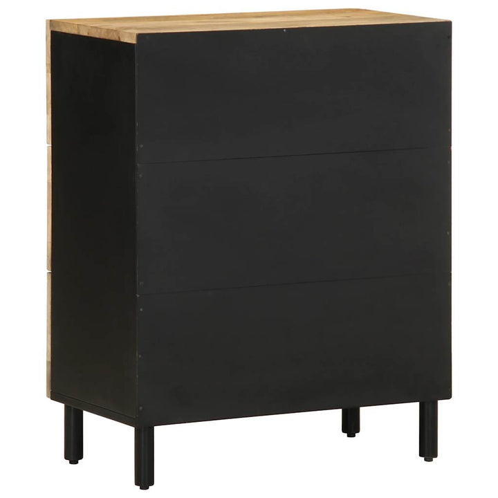 Sideboard 60X33,5X75 Cm Raues Mangoholz