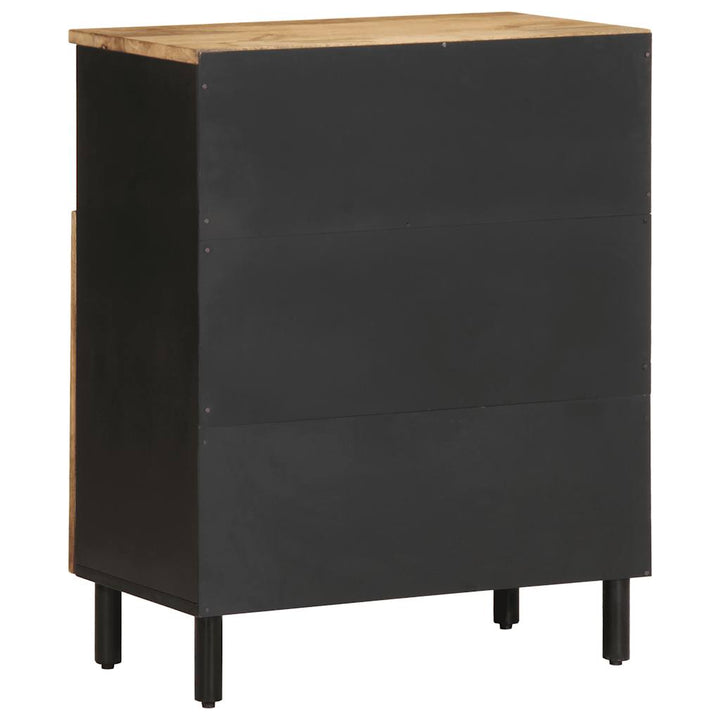 Sideboard 60X33,5X75 Cm Raues Mangoholz