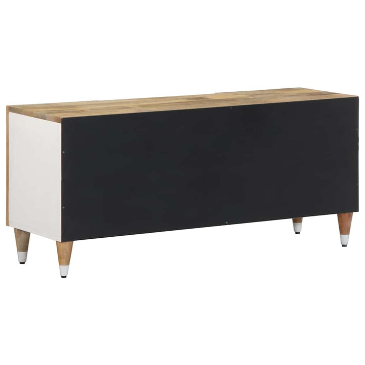 Tv-Schrank 105X33,5X46 Cm Massivholz Mango