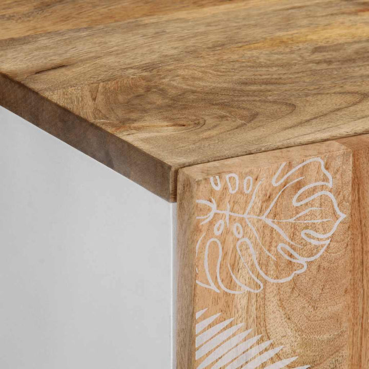 Sideboard 60X33,5X75 Cm Mangoholz