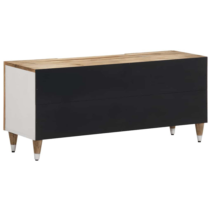 Tv-Schrank 105X33,5X46 Cm Massivholz Mango