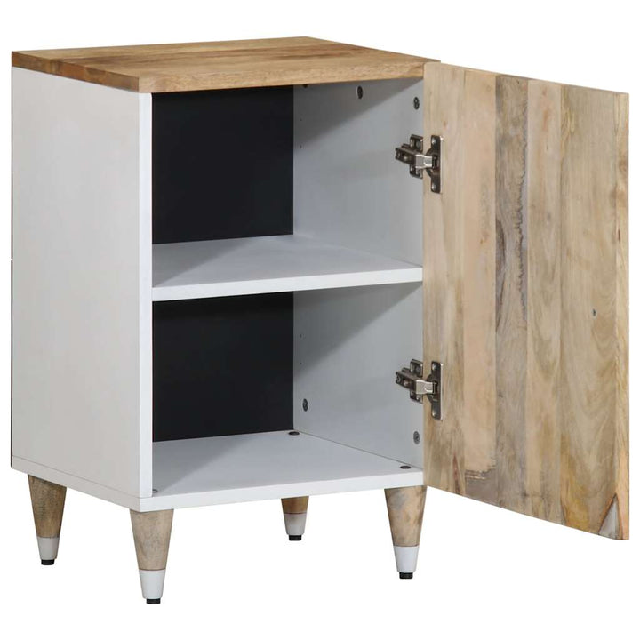 Badschrank 38X33,5X58 Cm Massivholz Mango