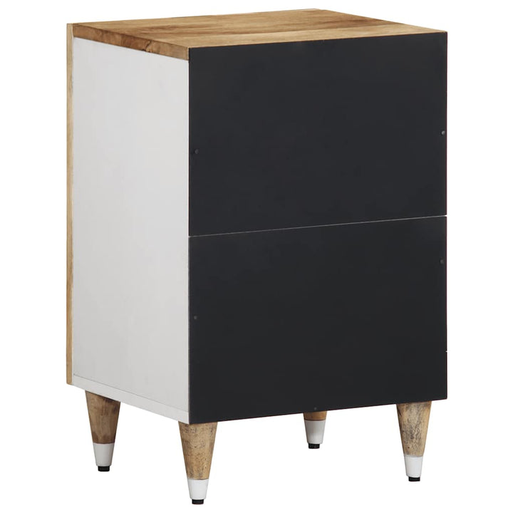 Badschrank 38X33,5X58 Cm Massivholz Mango