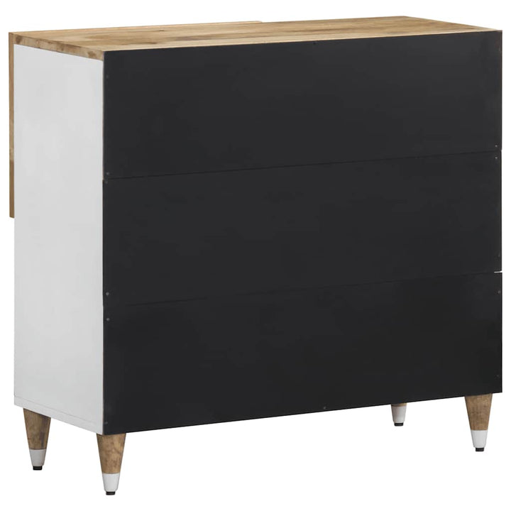 Sideboard 80X33,5X75 Cm Massivholz Mango