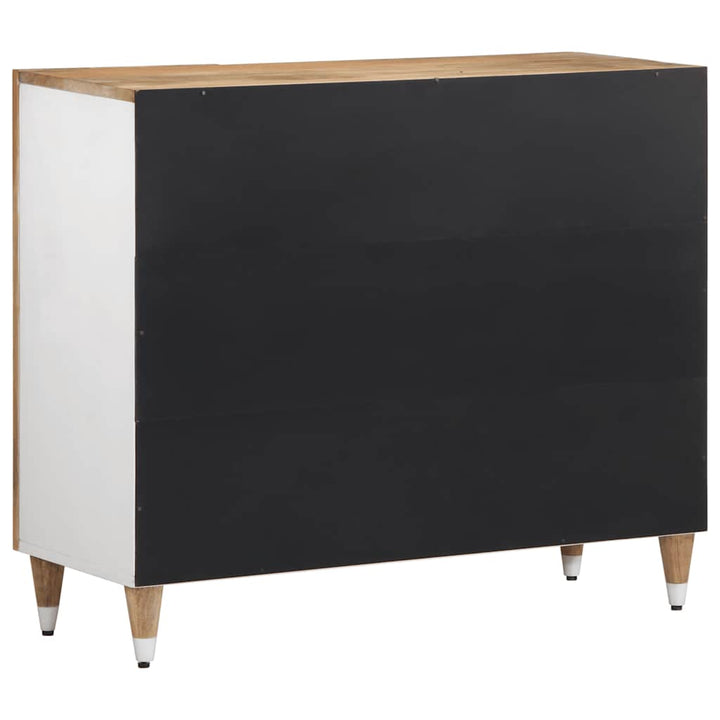 Sideboard 90X33,5X75 Cm Massivholz Mango