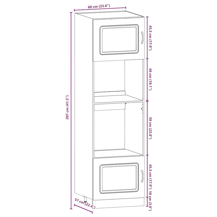 7-Tlg. Küchenschrank-Set Kalmar Holzwerkstoff