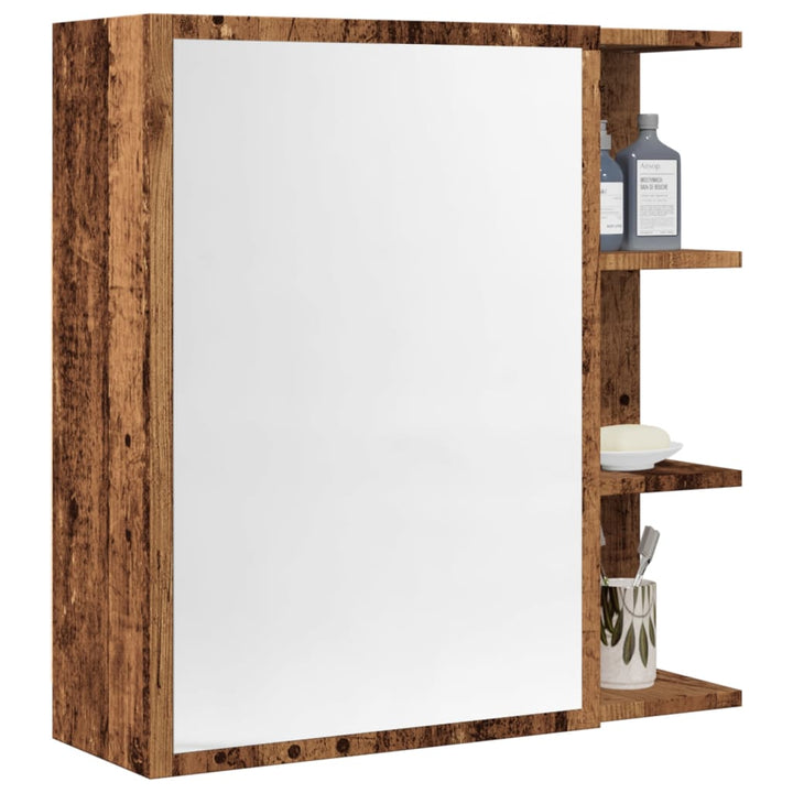 Bad-Spiegelschrank 62,5X20,5X64 Cm Holzwerkstoff