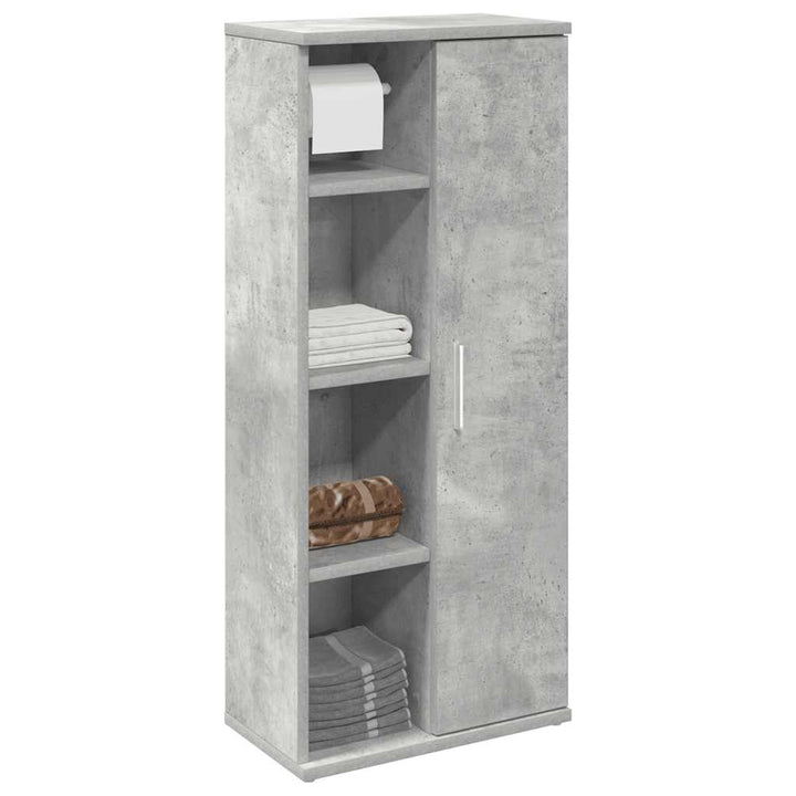 Badezimmerschrank Mit Rollenhalter 39X22X90 Cm