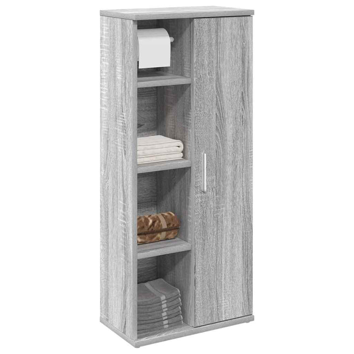 Badezimmerschrank Mit Rollenhalter 39X22X90 Cm