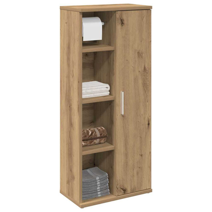 Badezimmerschrank Mit Rollenhalter 39X22X90 Cm