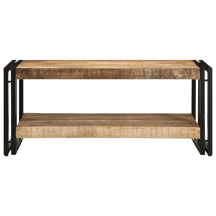 Couchtisch 90X50X38 Cm Raues Massivholz Mango