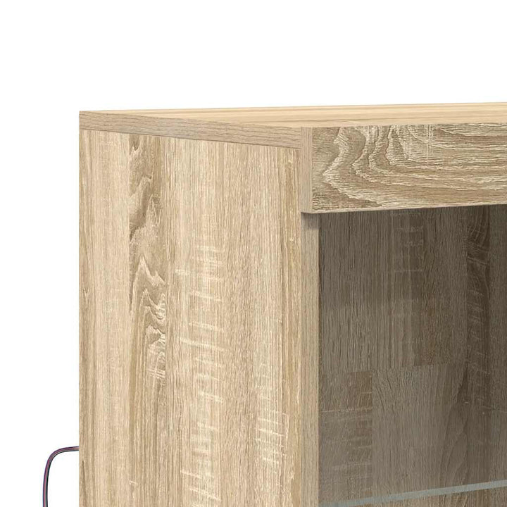 Sideboard Sonoma-Eiche 81X37X100 Cm Holzwerkstoff