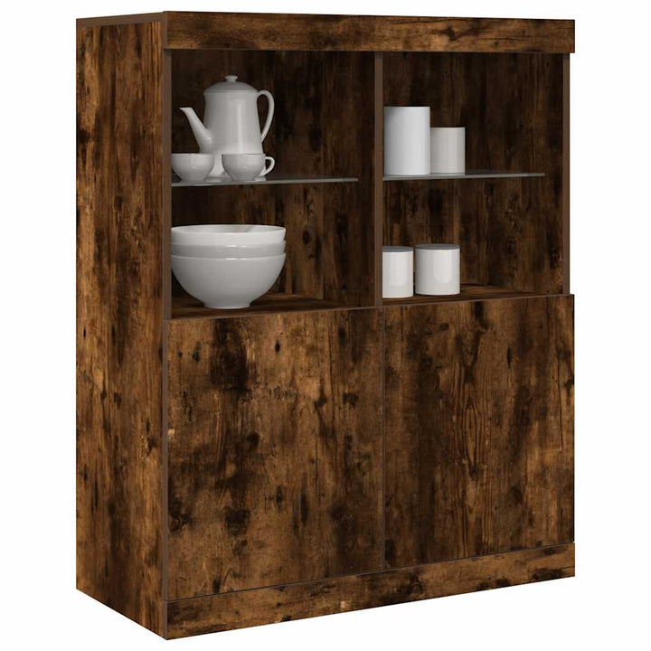 Sideboard Sonoma-Eiche 81X37X100 Cm Holzwerkstoff