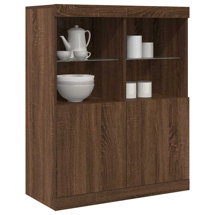 Sideboard Sonoma-Eiche 81X37X100 Cm Holzwerkstoff