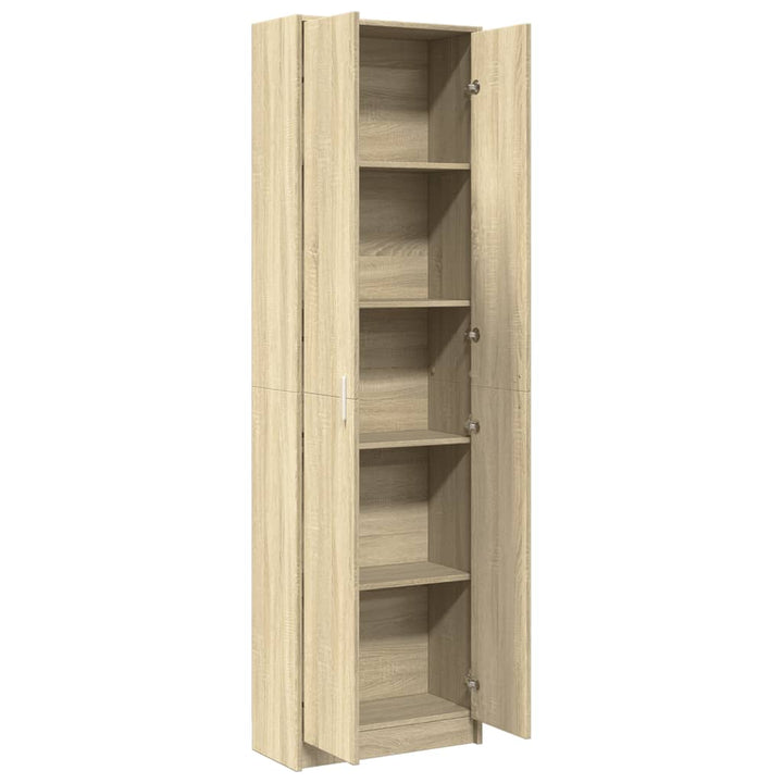 Garderobenschrank Sonoma-Eiche 55X25X189 Cm Holzwerkstoff