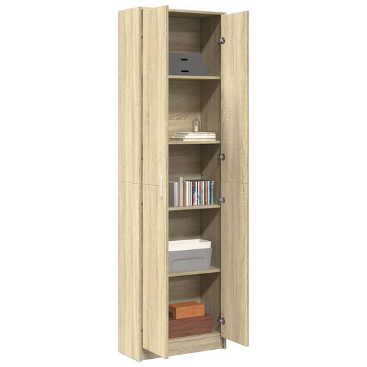 Garderobenschrank Sonoma-Eiche 55X25X189 Cm Holzwerkstoff