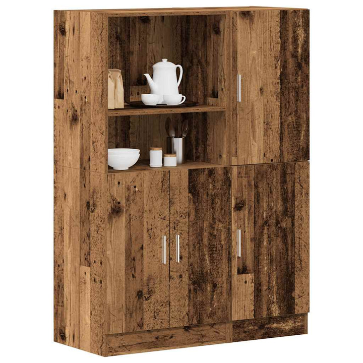 2-Tlg. Küchenschrank-Set Holzwerkstoff