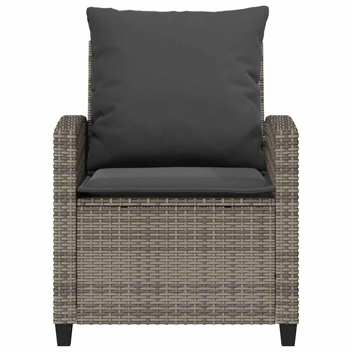 4-Tlg. Garten-Sofagarnitur Mit Kissen Poly Rattan