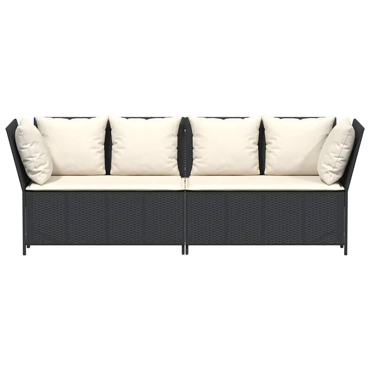 Gartensofa Mit Kissen Poly Rattan