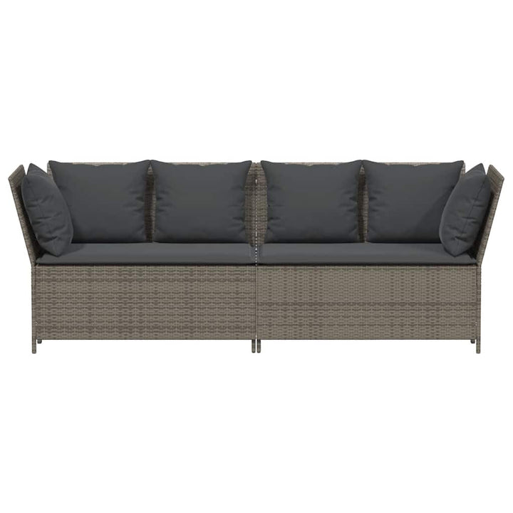 Gartensofa Mit Kissen Poly Rattan