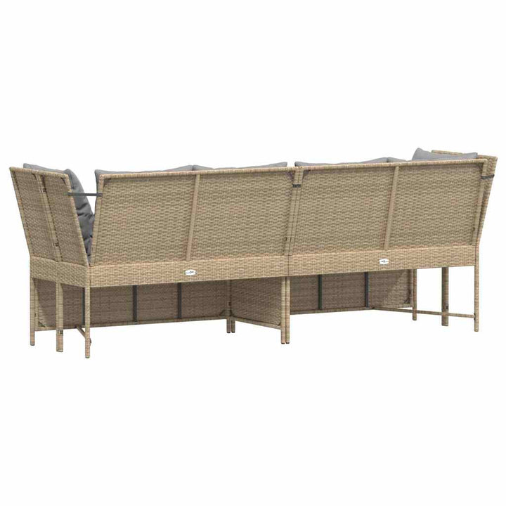 Gartensofa Mit Kissen Poly Rattan