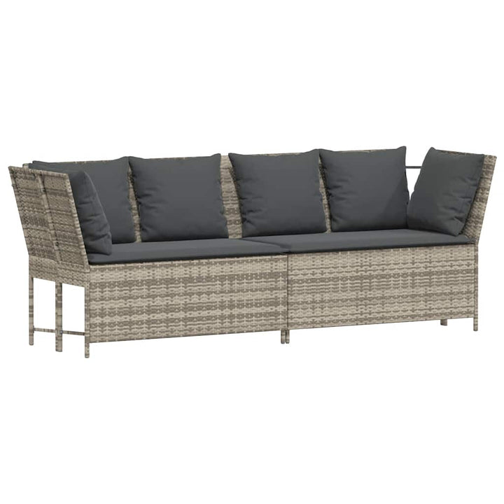 Gartensofa Mit Kissen Poly Rattan