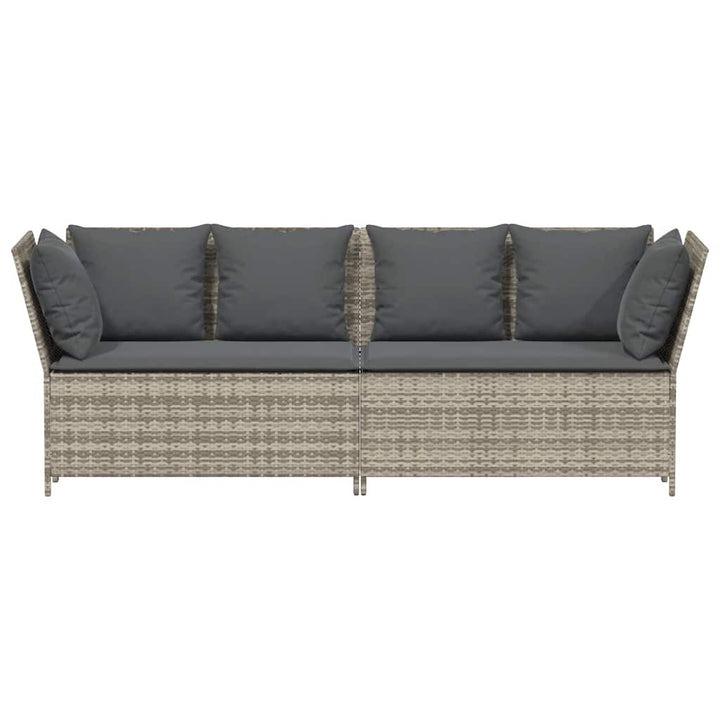 Gartensofa Mit Kissen Poly Rattan