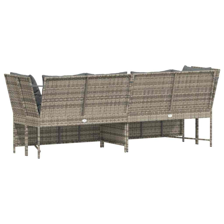 Gartensofa Mit Kissen Poly Rattan