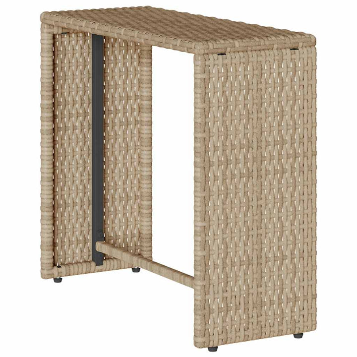 5-Tlg. Garten-Sofagarnitur Kissen Stapelbar Poly Rattan