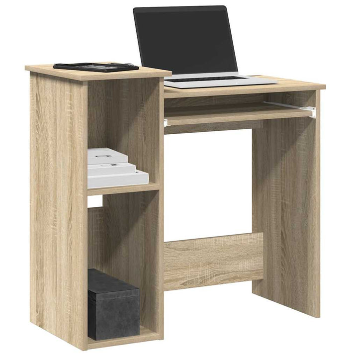 Schreibtisch Mit Regal 84X40X78 Cm Holzwerkstoff