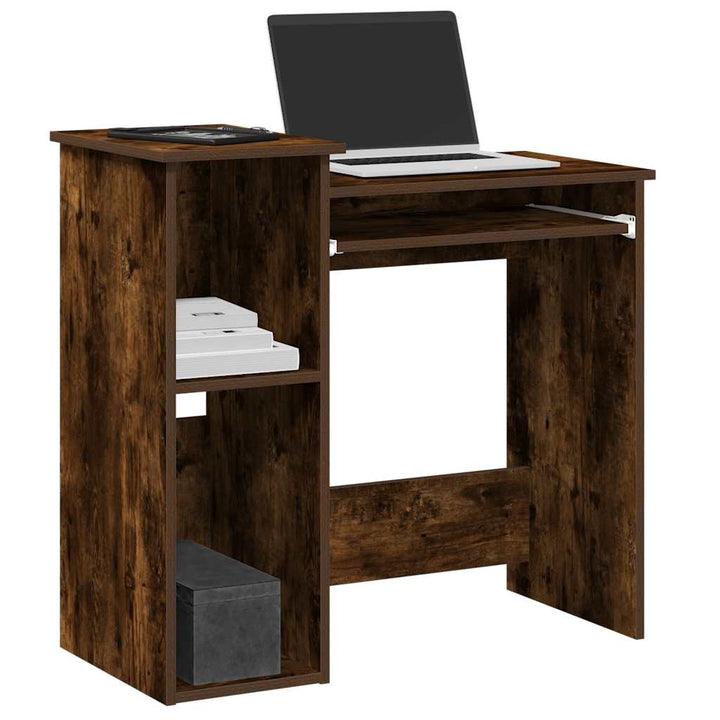 Schreibtisch Mit Regal 84X40X78 Cm Holzwerkstoff