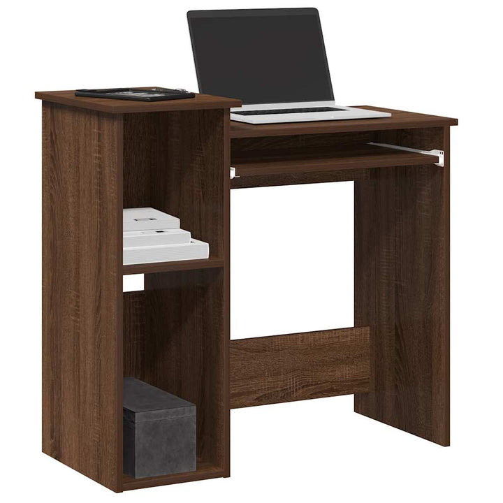 Schreibtisch Mit Regal 84X40X78 Cm Holzwerkstoff