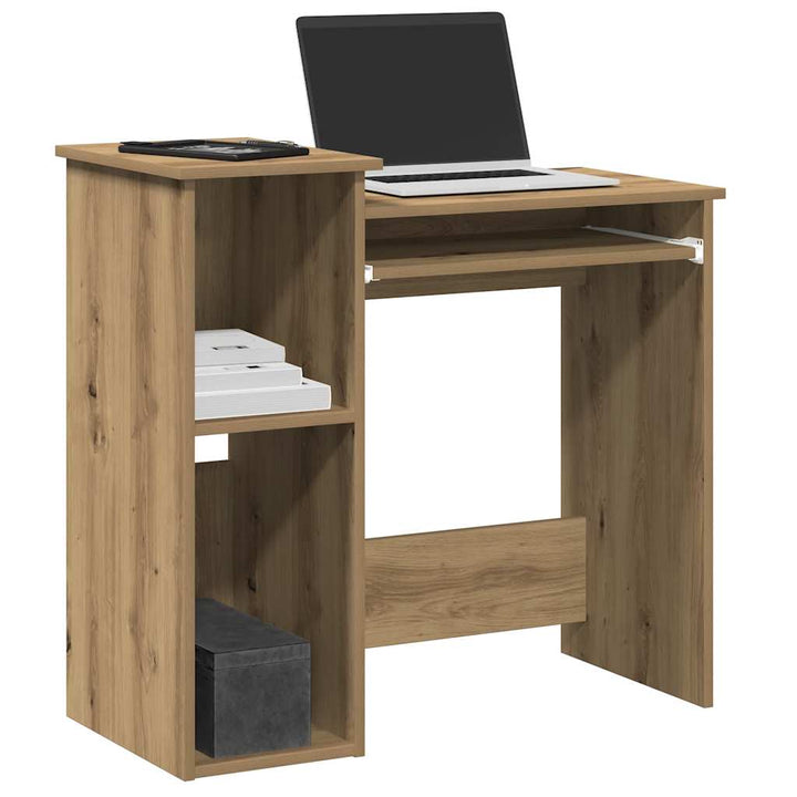 Schreibtisch Mit Regal 84X40X78 Cm Holzwerkstoff