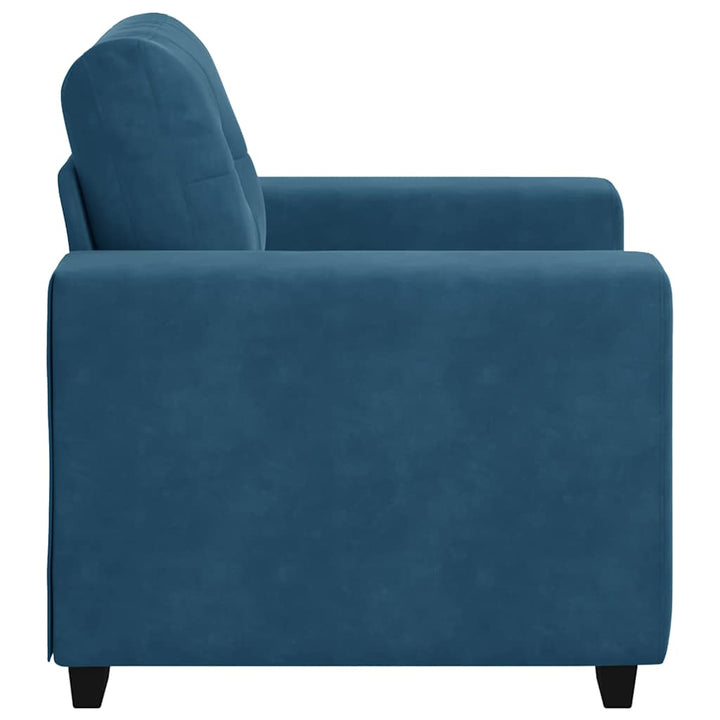 Sessel Blau 59 Cm Samt