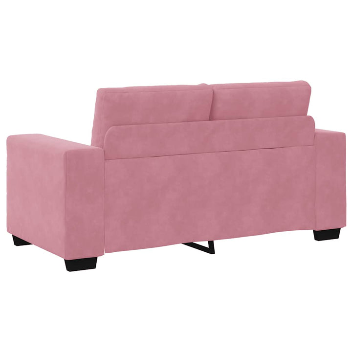 Zweisitzer-Sofa Rosa 120 Cm Samt