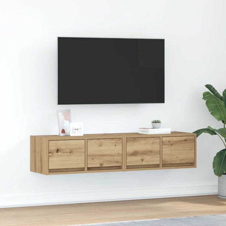 Tv-Schränke 2 Stk. Sonoma-Eiche 60X31X25,5 Cm Holzwerkstoff